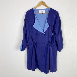 Ipekyol Basics Blue Tencel Jacket Blouse